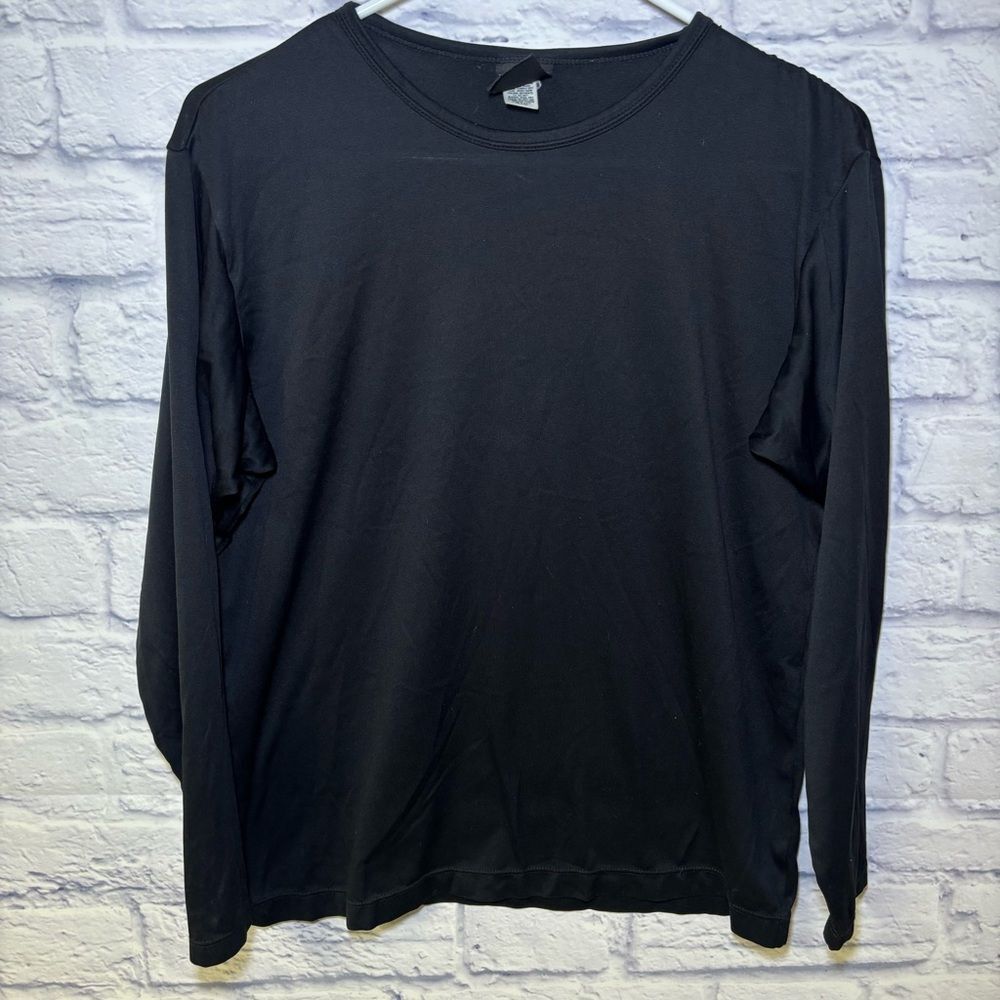 Vintage Patagonia Capilene Base Layer Long Sleeve Shirt Womens Medium Black USA